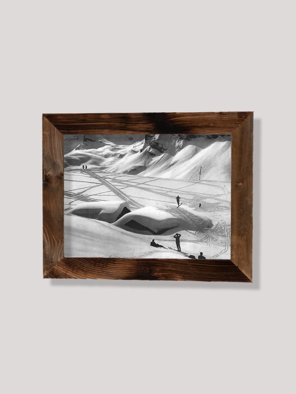 Sprung über Alphütte
